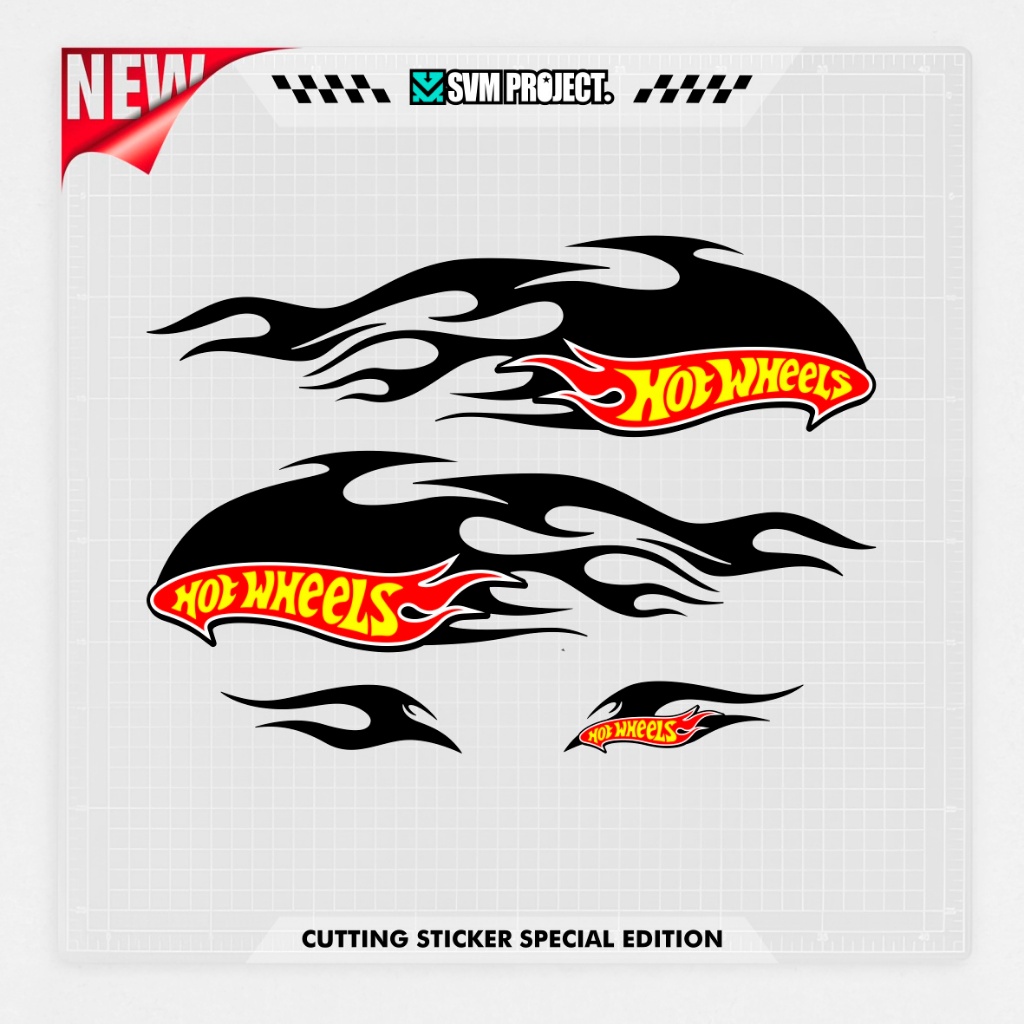 STICKER CUTTING SCOOPY PRESTIGE MOTIF HOTWHEEEELS  / STIKER CUTING / SPECIAL EDITION / STRIPPING SCO