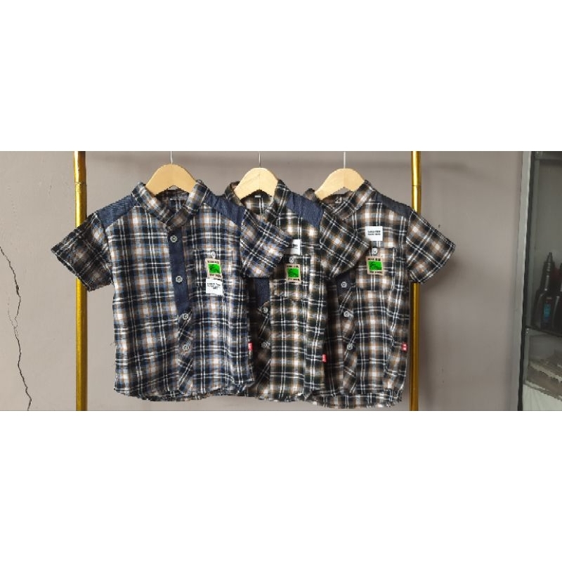 atasan kemeja anak laki-laki premium brand aison