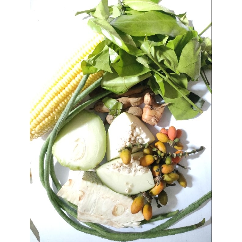 

Sayur asem lengkap