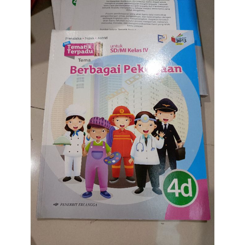 Buku Tematik Terpadu SD kls 4 Tema 4d