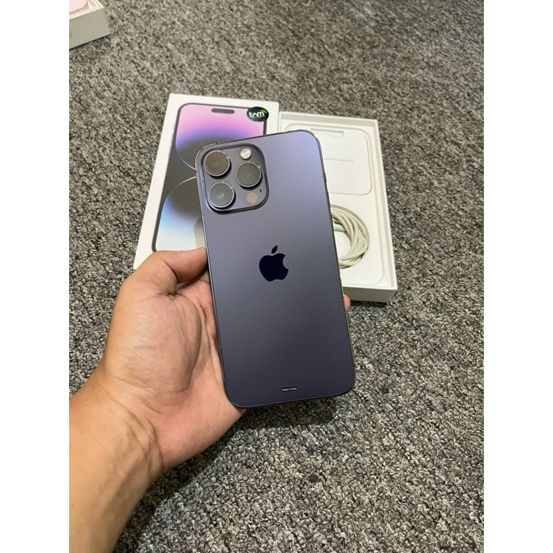iphone 14 pro max 256gb ibox second deep purple