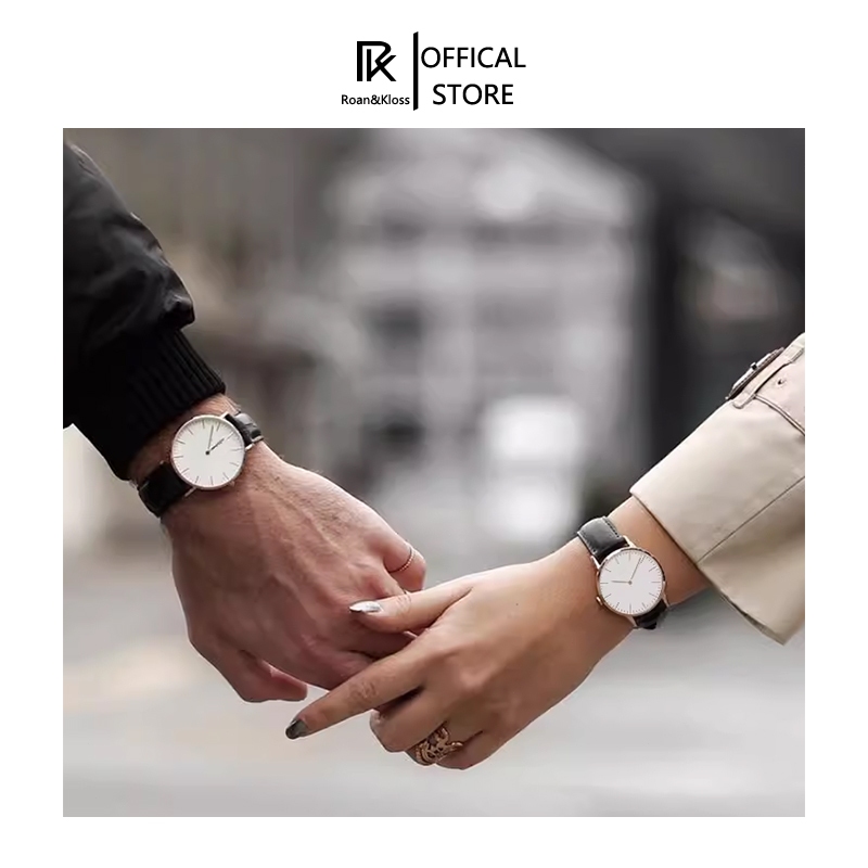 【✔Penjualan Terbaik】100%Ori Jam Tangan Pria Jam Tangan Wanita  Jam Tangan Kulit Premiun Diameter  +Free Box Baterai |Jam tangan Fashion Pria/Jam Tangan Pasangan-4