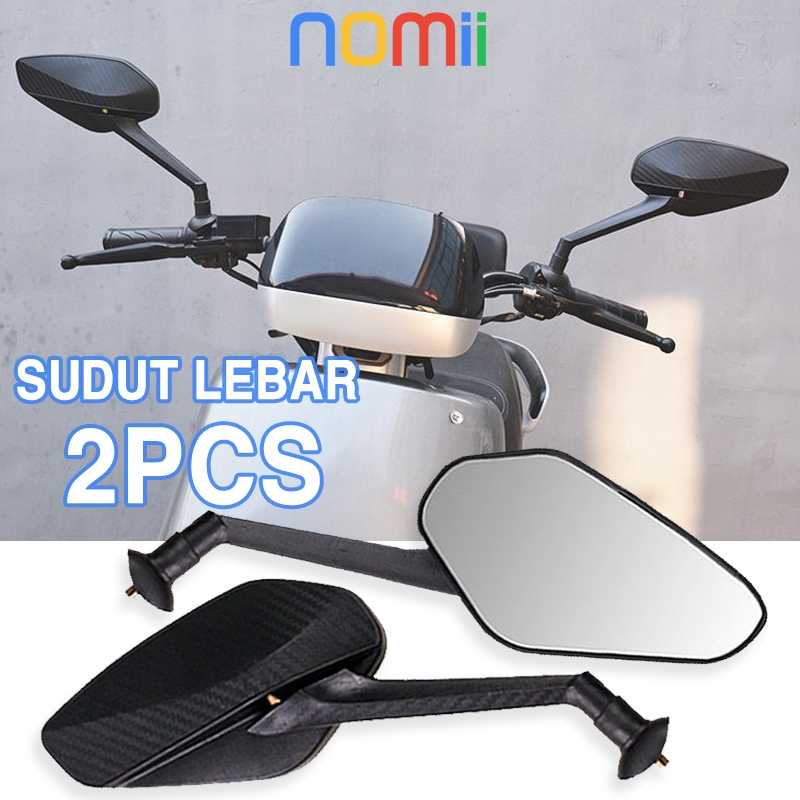 Kaca Spion Sepeda Listrik Karbon Universal Spion Sepeda Motor Listrik