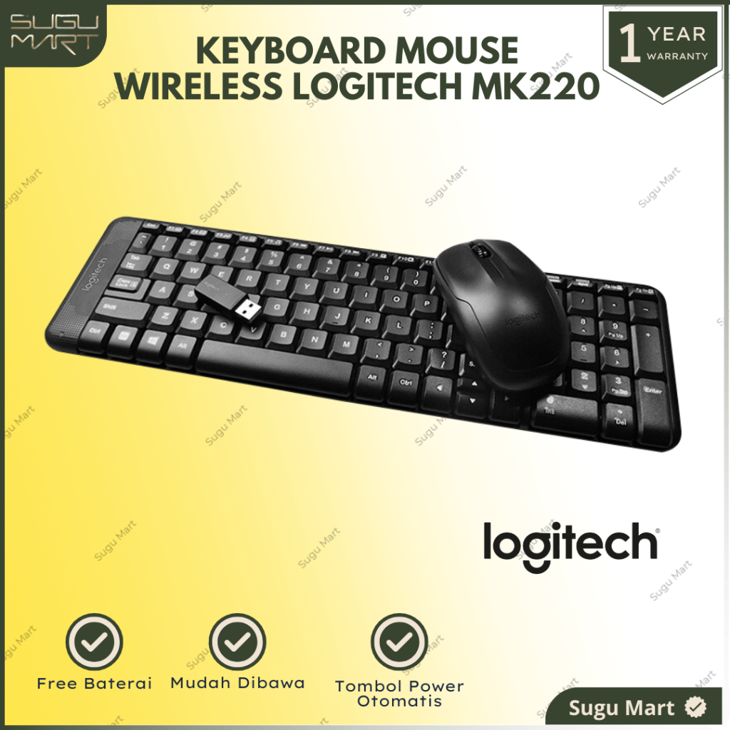 Keyboard Mouse Wireless Logitech MK220 | Logitech MK220 Keyboard | Keyboard Usb Wireless
