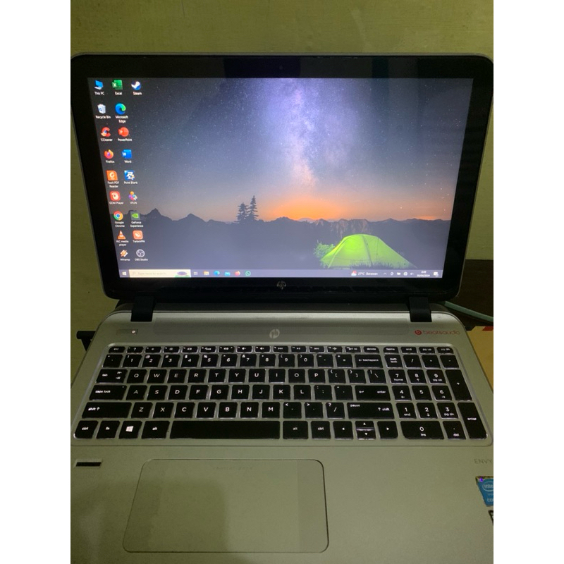 laptop HP Gaming&Editing Core i7 gen ke5, Ram 16gb, Vga GTX 850m 4gb