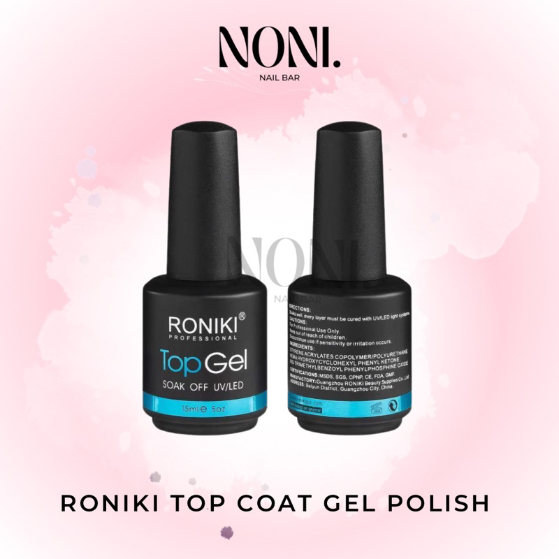 RONIKI TOP COAT GEL POLISH