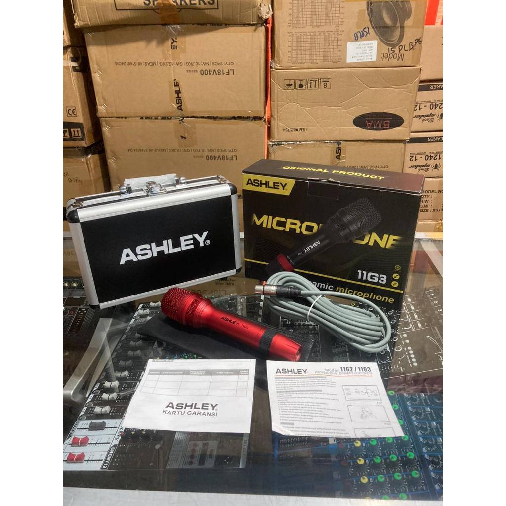 MIC KABEL ASHLEY 11G3 / ASHLEY 11 G3 ORIGINAL MIC DYNAMIC HARDCASE