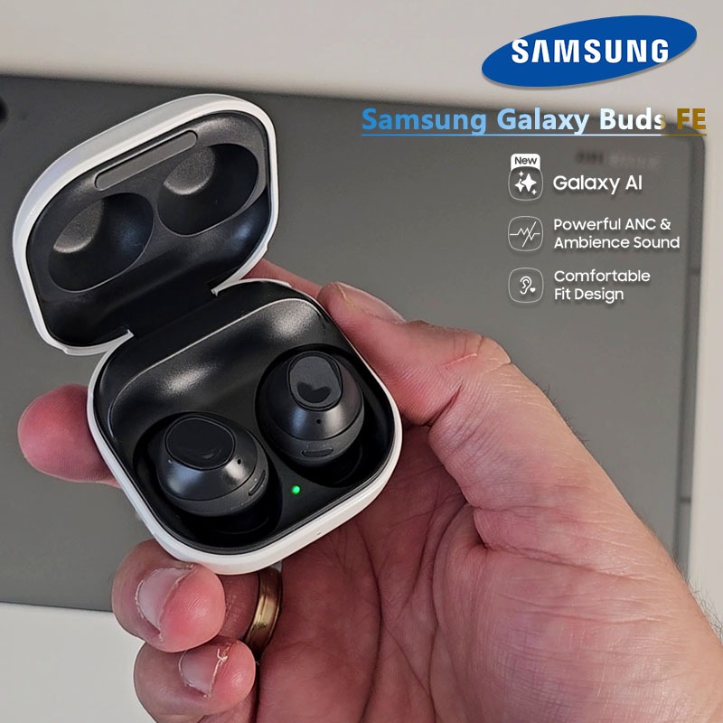 Headset SAMSUNG Galaxy Buds FE True Wireless Bluetooth Earbuds Comfort and Secure in Ear Fit Original 100% Headset Bluetooth Touch Control Headset Iphone Earphone Gaming Bluetooth Headphone