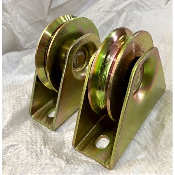 Roda Pintu Pagar Besi Roda Pagar Model U & V Roda Besi Pagar Roda Rel Roda Gerbang Rel Pagar Roda Ge