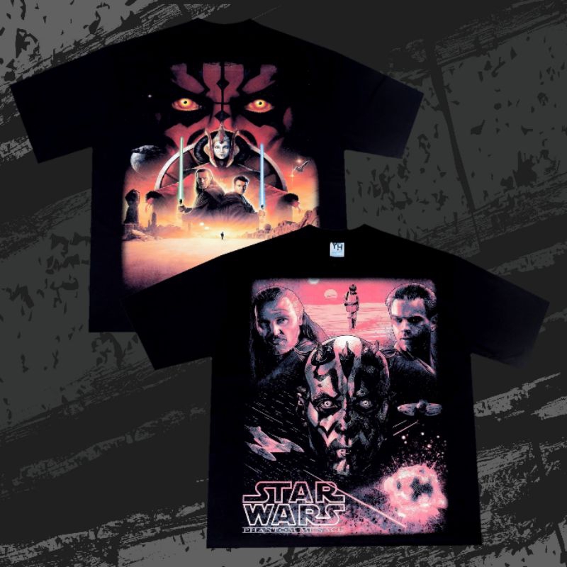 KAOS STAR WARS MOVIE FILM OVERSIZE BOOTLEG T SHIRT MOVIE KAOS MOVIE KAOS FILM STAR WARS