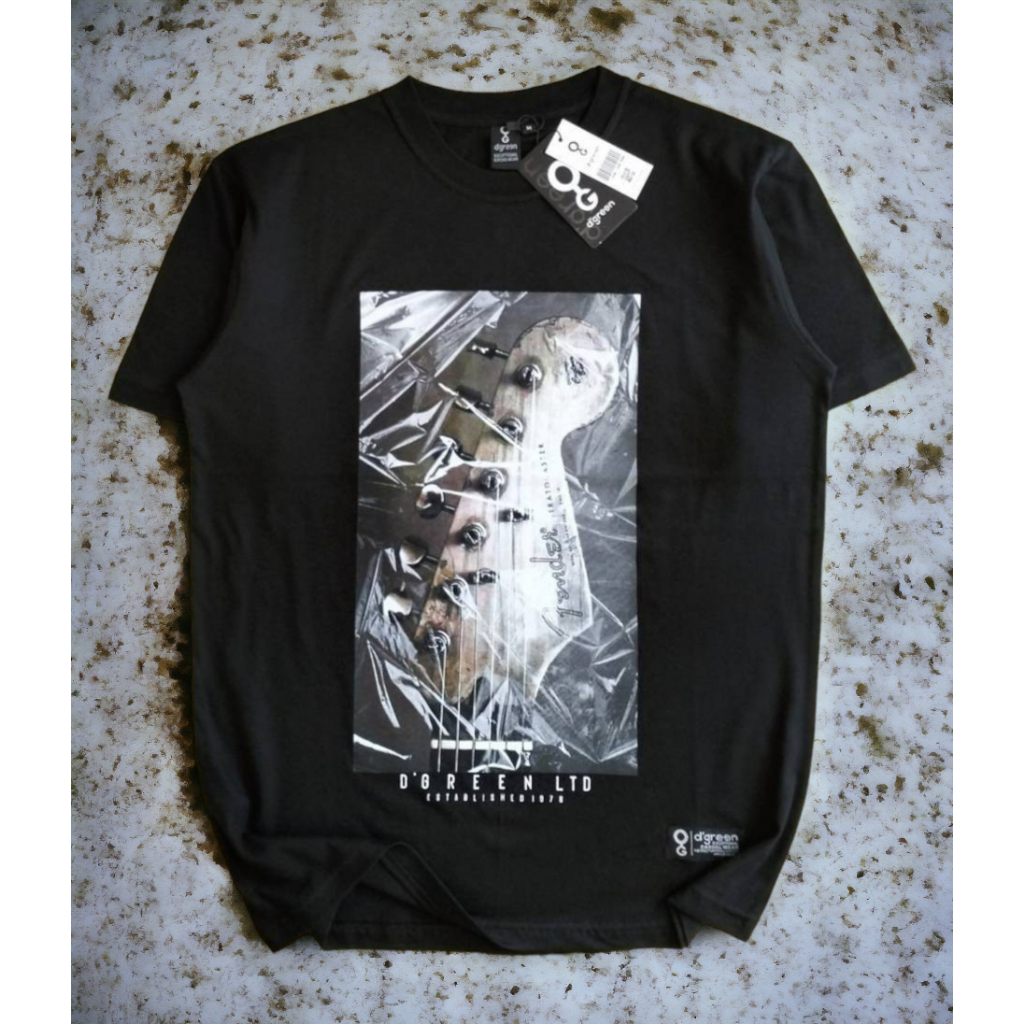 Kaos Pria Distro Bahan Cotton Combed Premium - D' Green LTD