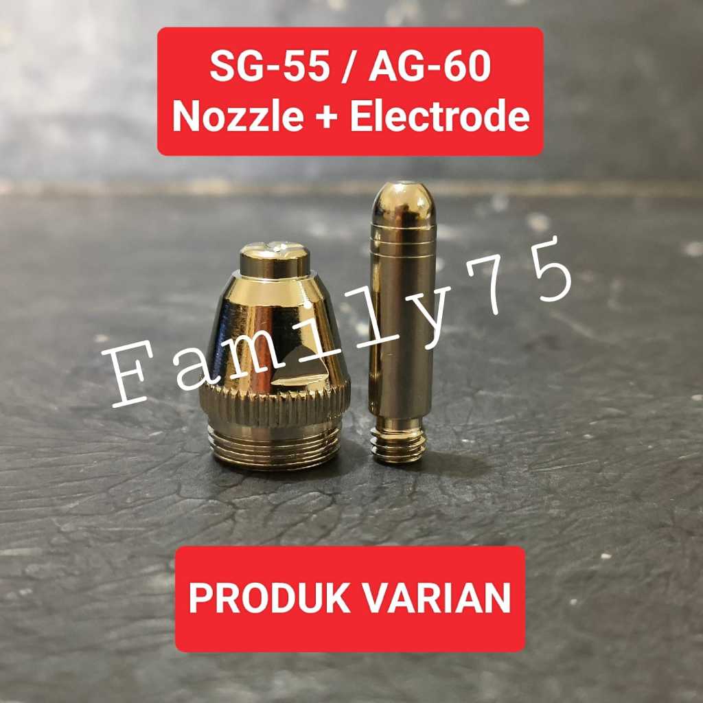 SG-55 / AG-60 Nozzle + Electrode Plasma CUT 60 / Plasma cutting 60A