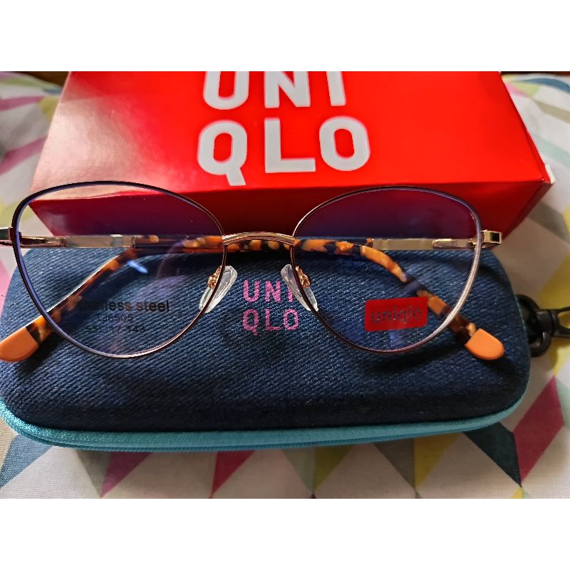 Kacamata Un*Qlo Leopard bisa untuk minus