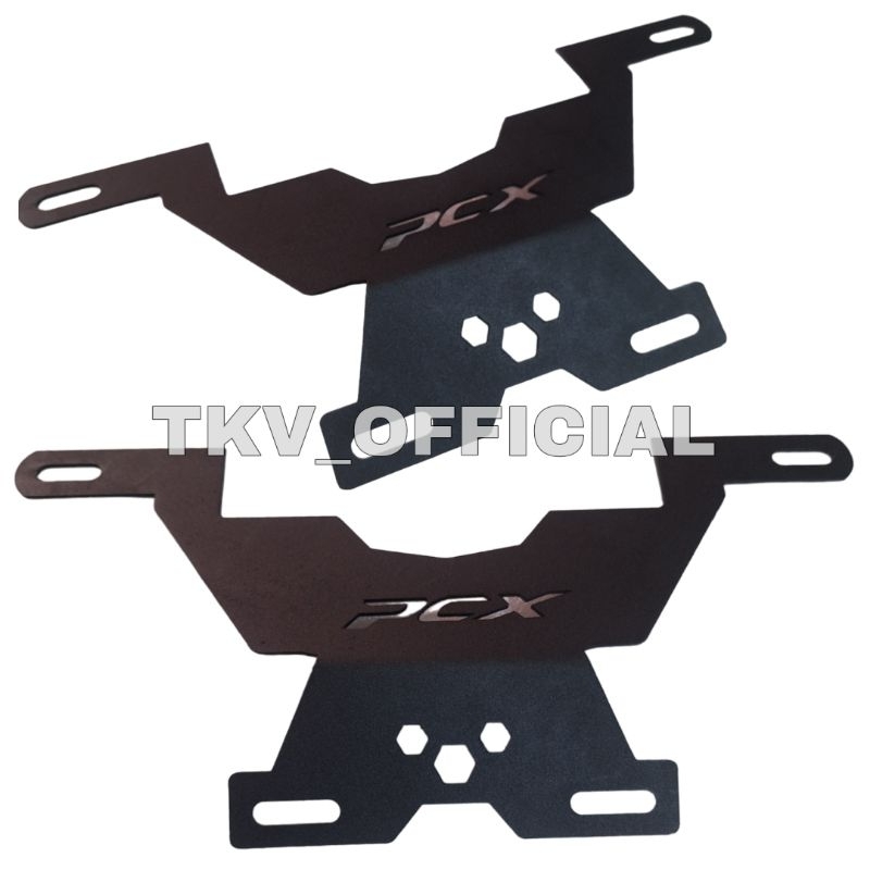 KUMIS PLAT NOMOR PCX 160 CC PNP BREAKT PLAT NOMOR DEPAN MOTOR PCX 160 / KUMIS BREAKET PLAT NOMOR / D