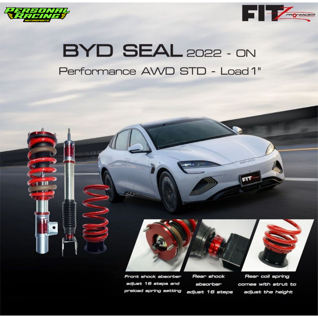 Shockbreaker Suspensi Lowering kit Comfort kit COILOVER PROFENDER FITZ BYD SEAL Peformance AWD / Pre