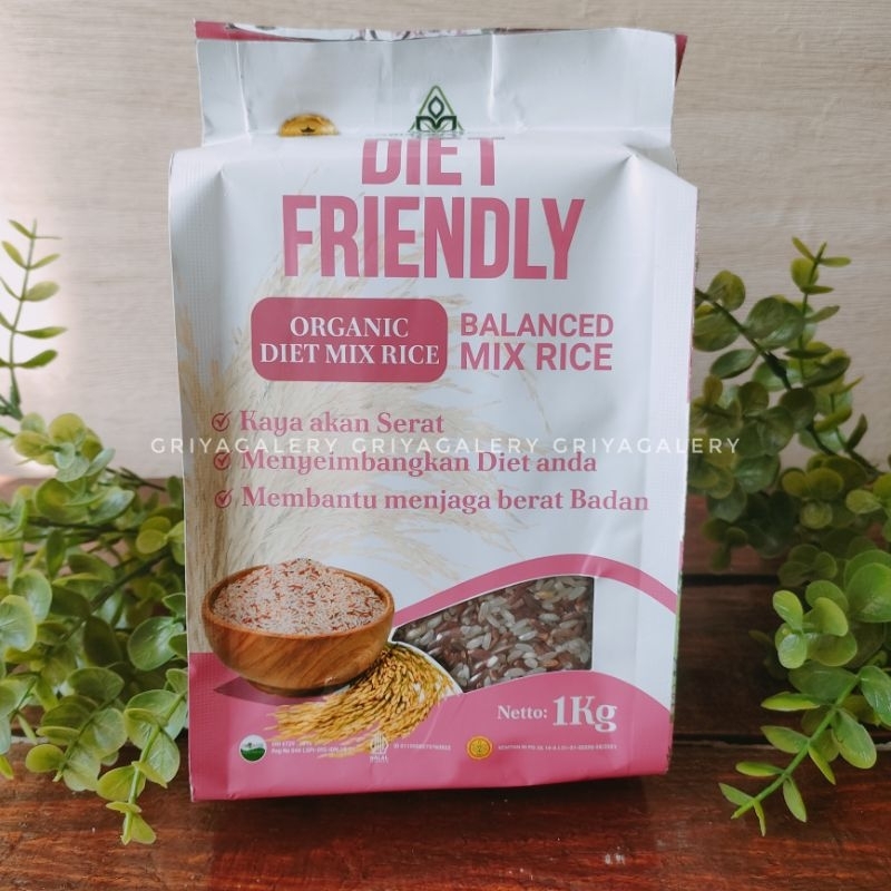 

Agricola Beras Diet Mixed Beras Merah Putih non GMO Low GI