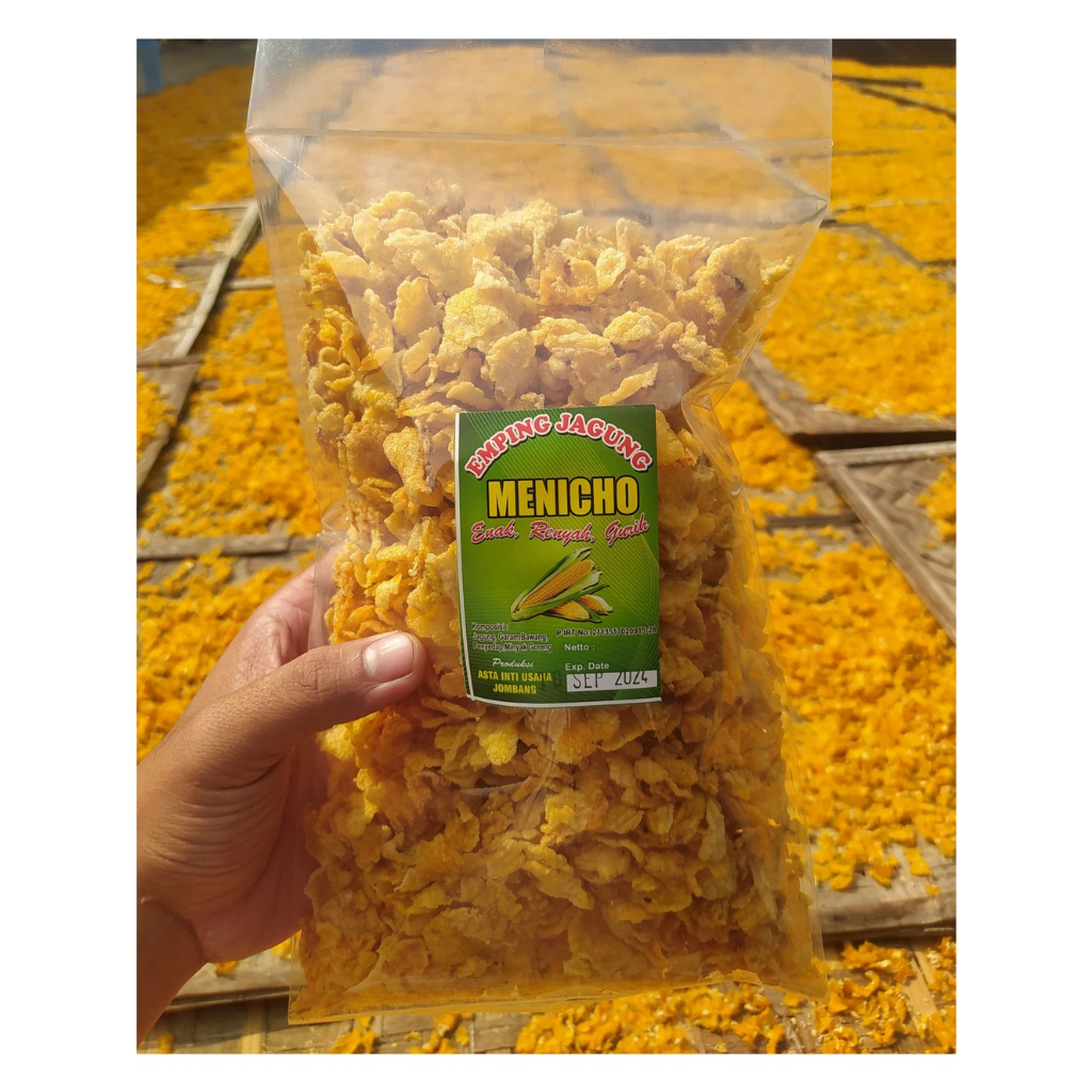 

KRIPIK JAGUNG/EMPING JAGUNG RASA ORIGINAL 250gr