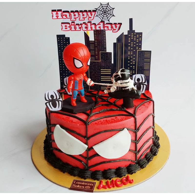 

SPIDERMAN 3D SEMI FONDANT CUSTOM CAKE MIX TOYS