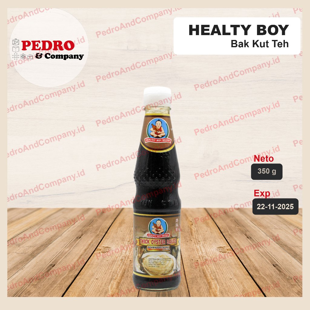 

Healthy boy thick oyster sauce 350 gram - saus tiram