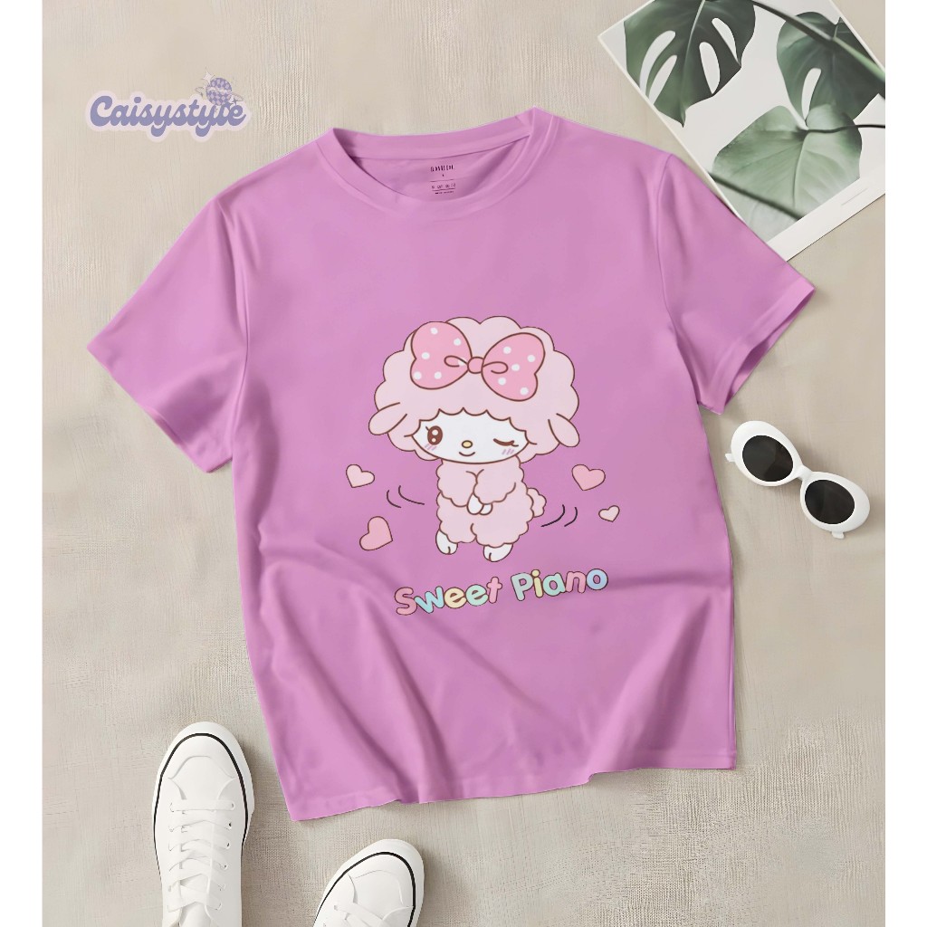 Baju Kaos Anak Motif My Sweet Piano Bahan Premium