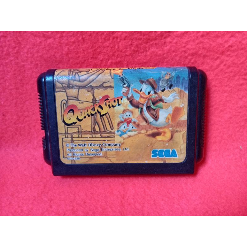 Kaset Sega Mega Drive QUACKSHOT Original SEGA 1991