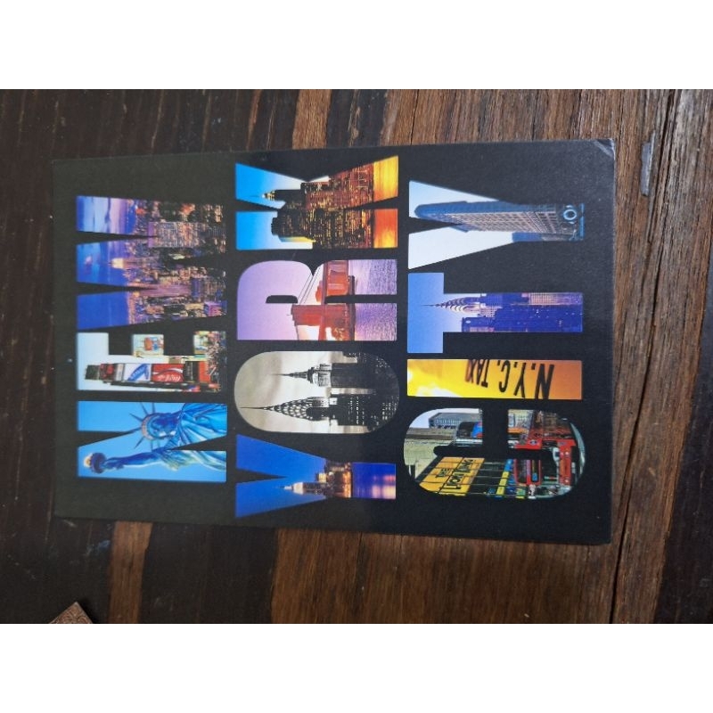 

kartu pos new york/amerika postcard