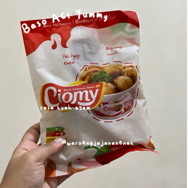 

Ciomy - Baso Aci Instan Sachet Isi Full Daging Rempah