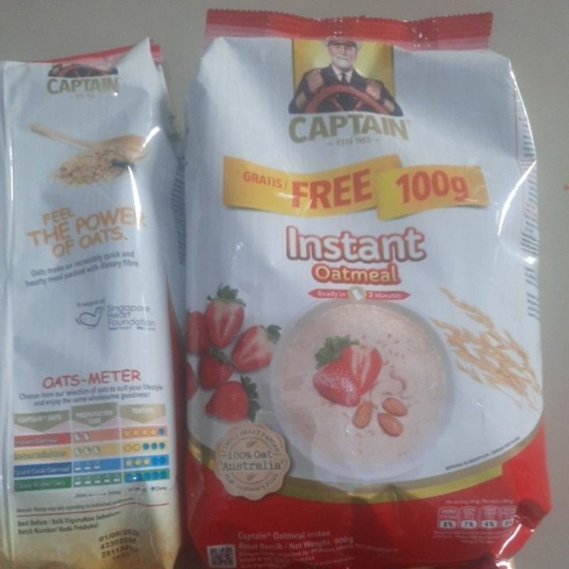 

instant oatmeal quaker 1200gr/kemasan baru/exp lama/harga termurah