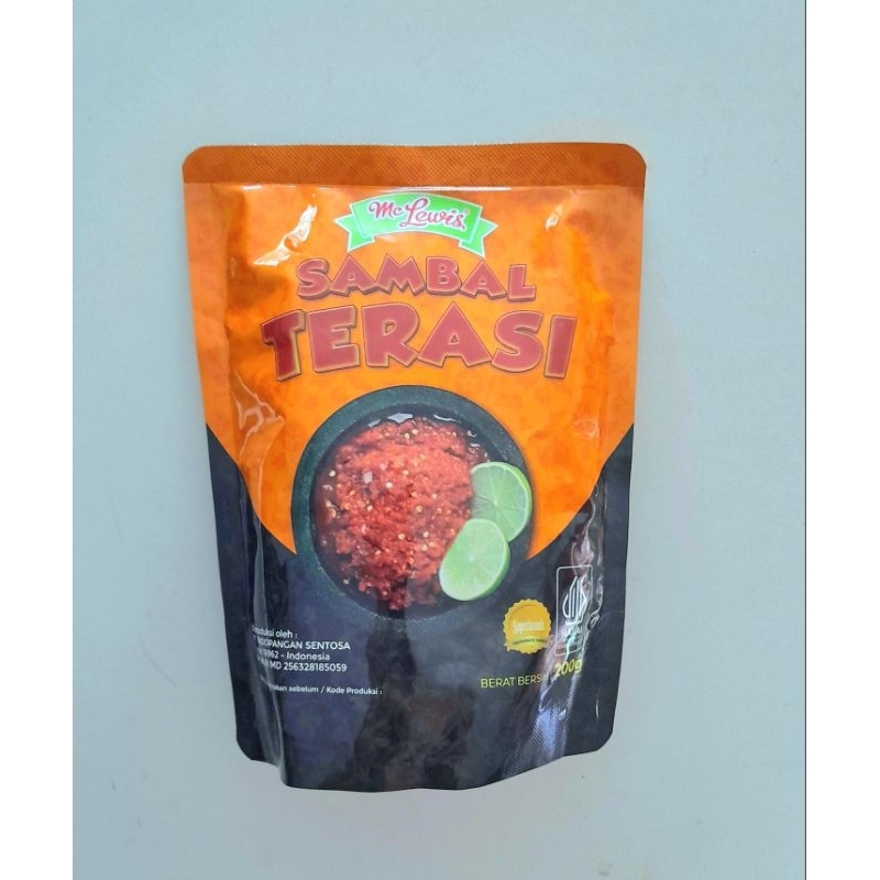 

MCLEWIS sambal terasi pouch 200gr