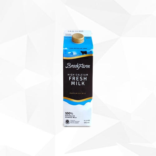 

BROOKFARM FRESH MILK PLAIN 946ML X 1 PCS KHUSUS OJOL INSTANT KURIR