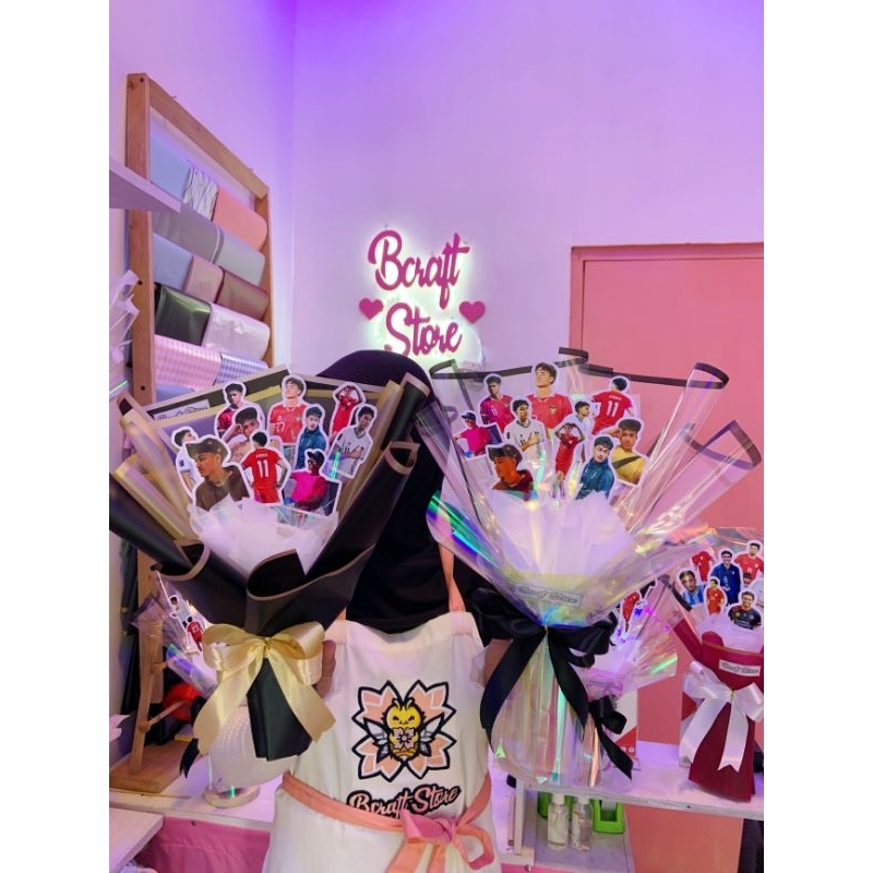 Buket foto custom/ Buket foto polaroid / Buket foto TIMNAS