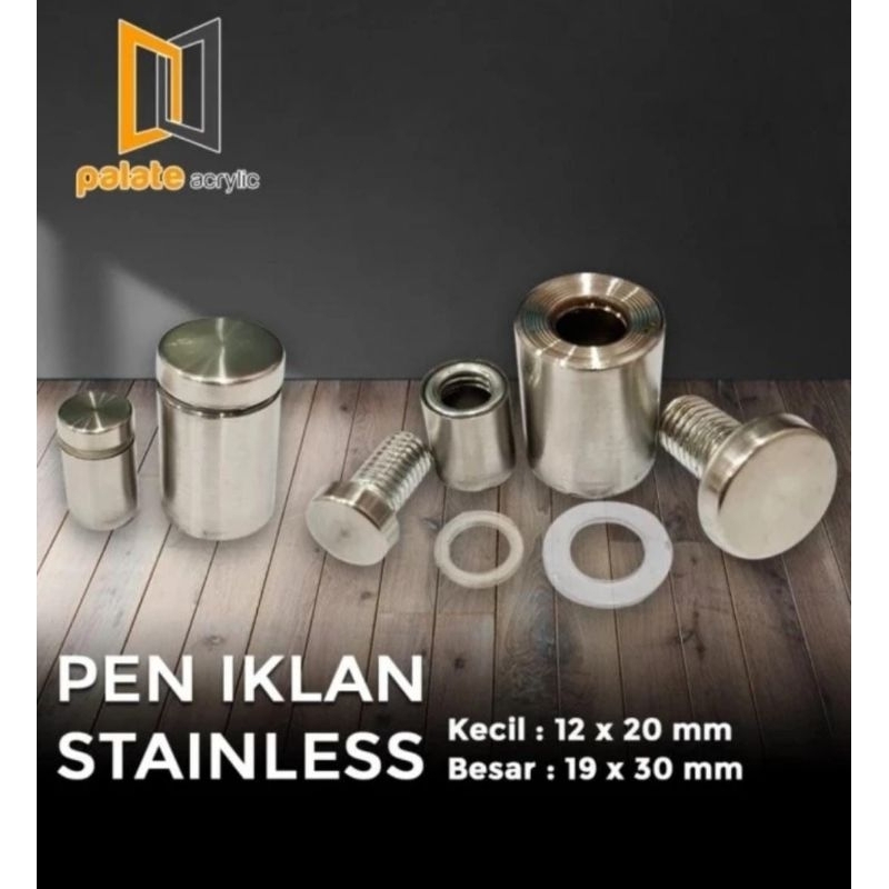 PEN/BAUT BESAR untuk Akrilik Wall Frame