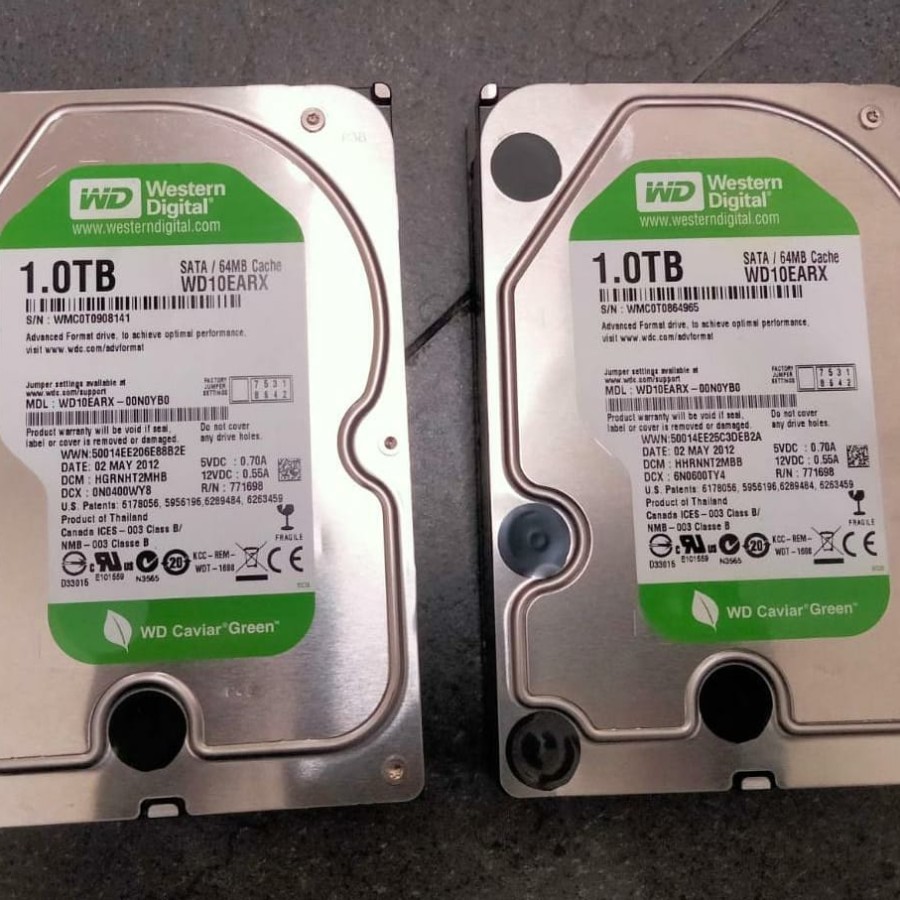 Hdd 1Tb Wd - Seagate - Hitachi - Toshiba Normal Garansi - HITACHI