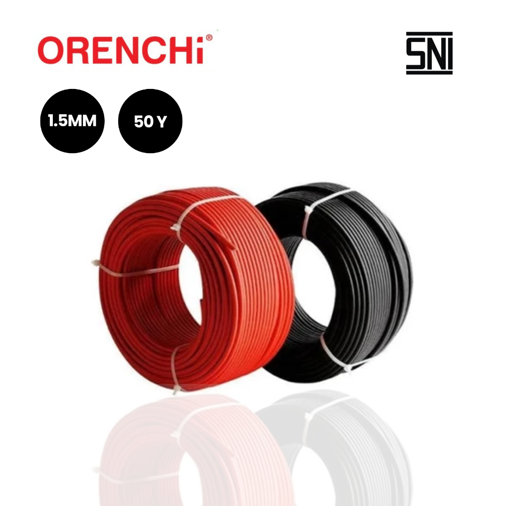 Orenchi Kabel Listrik Tunggal Tembaga NYA 1.5mm 50Y SNI