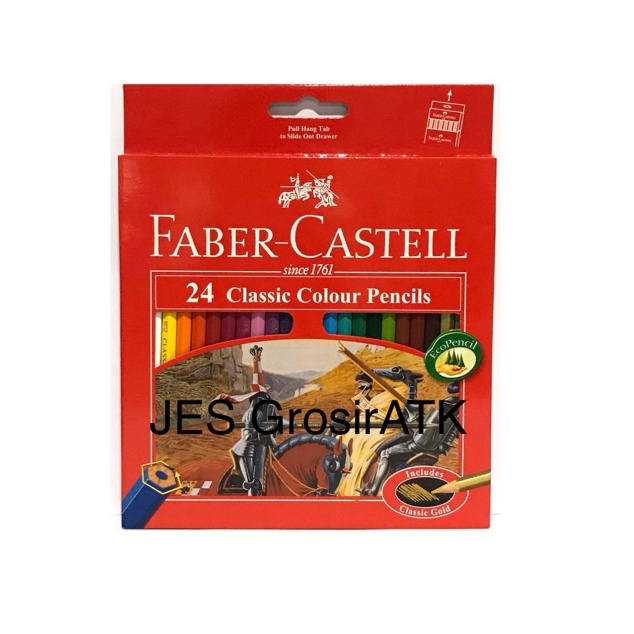 

Pensil Warna Faber Castell CLASSIC 24 Panjang set ART E4K8
