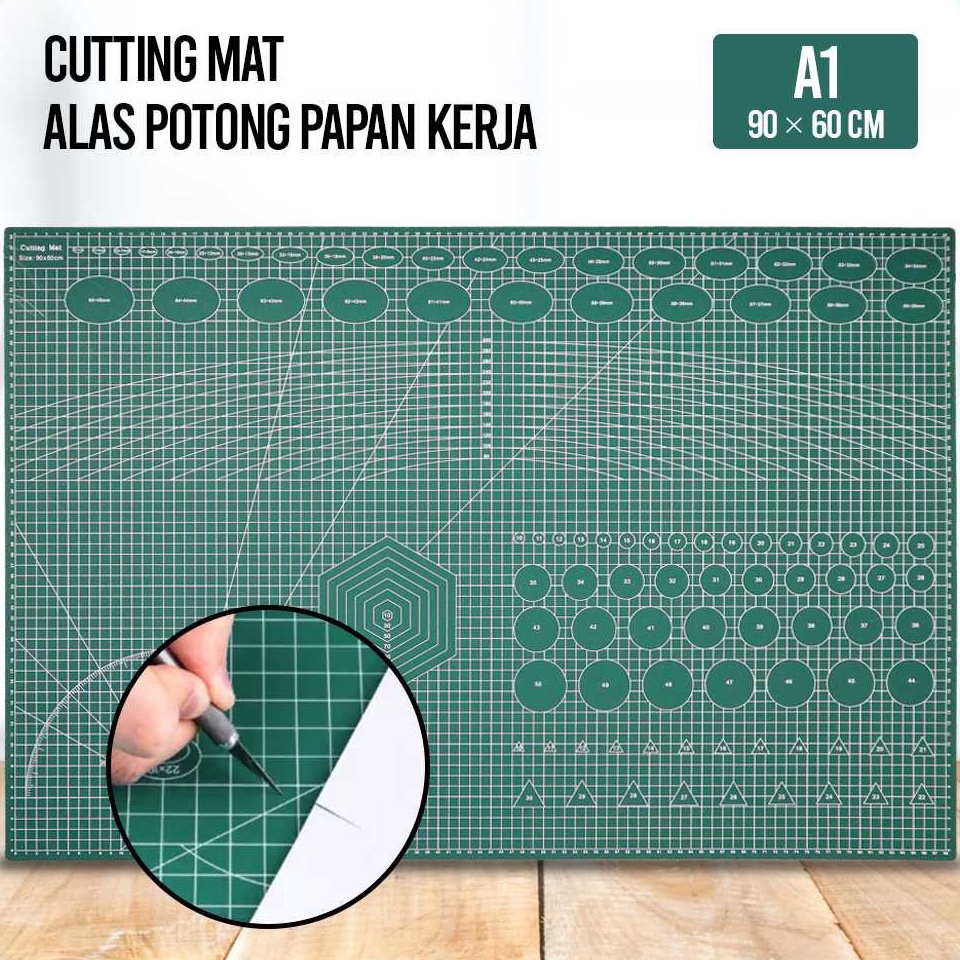 

KODE C26N QJH Working Pad Cutting Mat Alas Potong Papan Kerja A1 9 x 6 cm QJ4