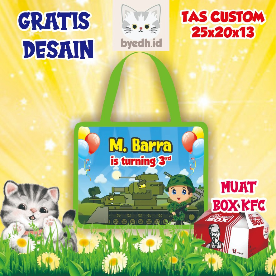 

goodie bag ultah / tas souvenir ultah / tas ultah / tas hampers / tas custom / goodie bag custom