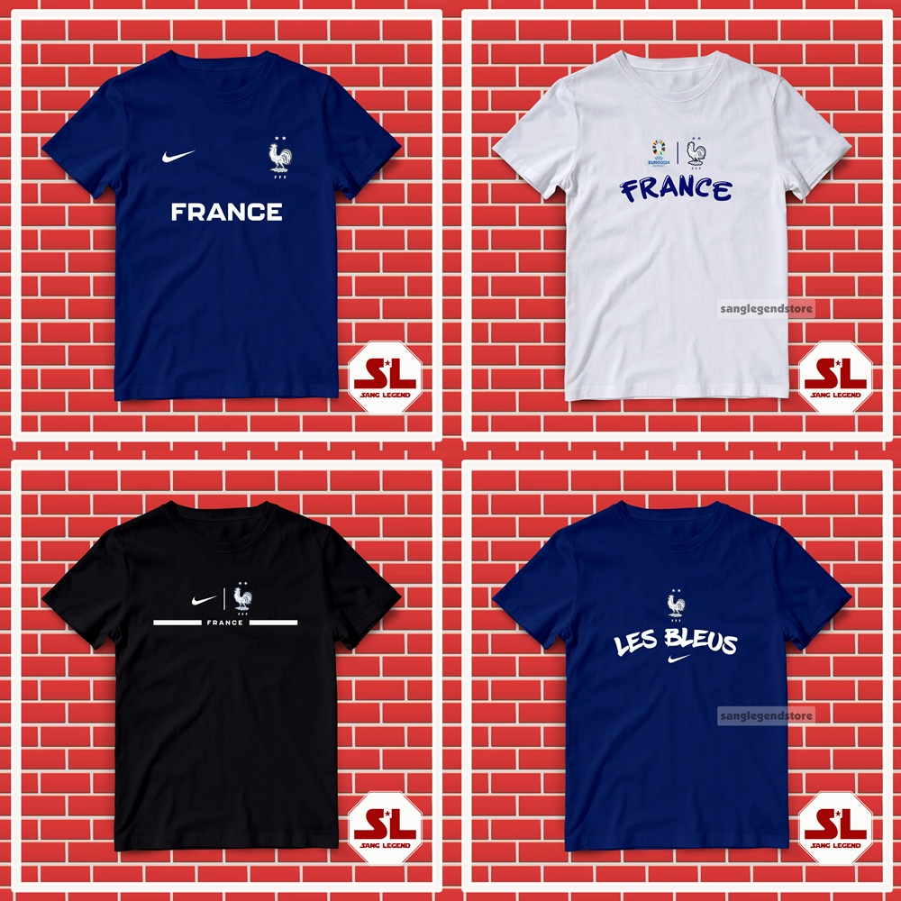 KAOS BAJU TSHIRT DISTRO BOLA NEGARA FRANCE PRANCIS