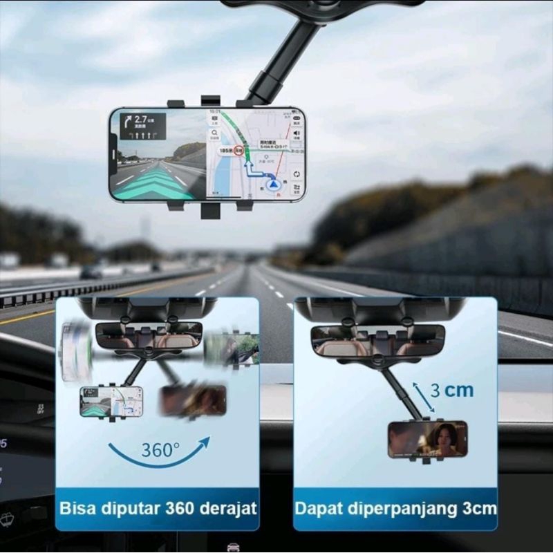 Phone Holder Car/Holder Hp Mobil/Holder Spion Tengah Mobil