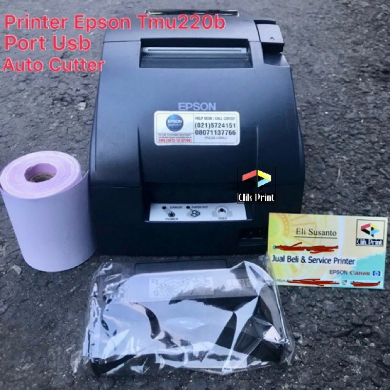 Printer Epson Tmu220 PORT USB,Port LPT Dan Port LAN Bekas