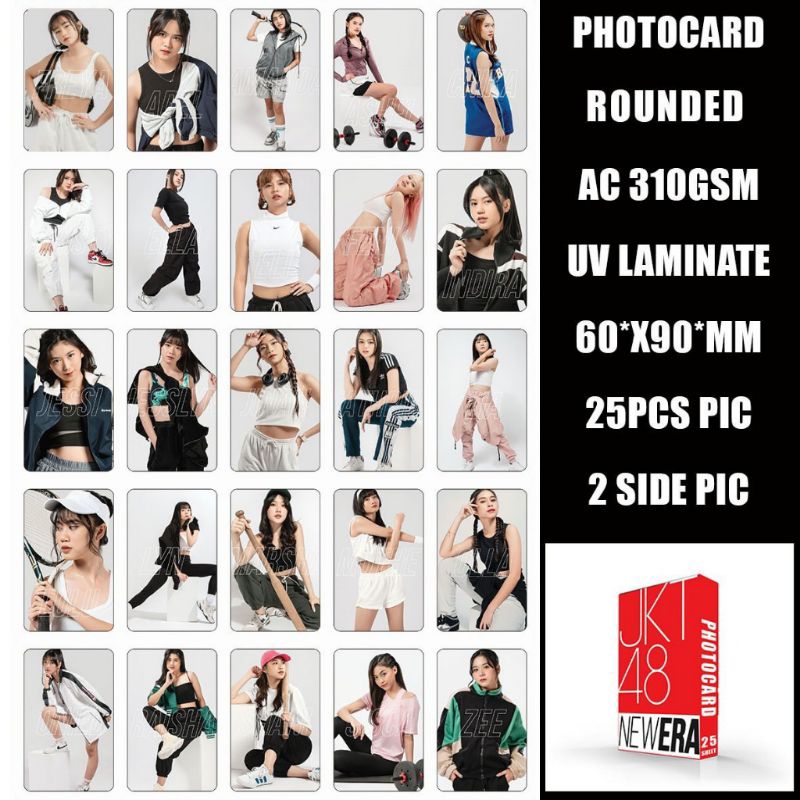 photocard jkt48 "New Era" Freya selca premium isi 25 pcs 2 sisi Viral 2024 terbaru