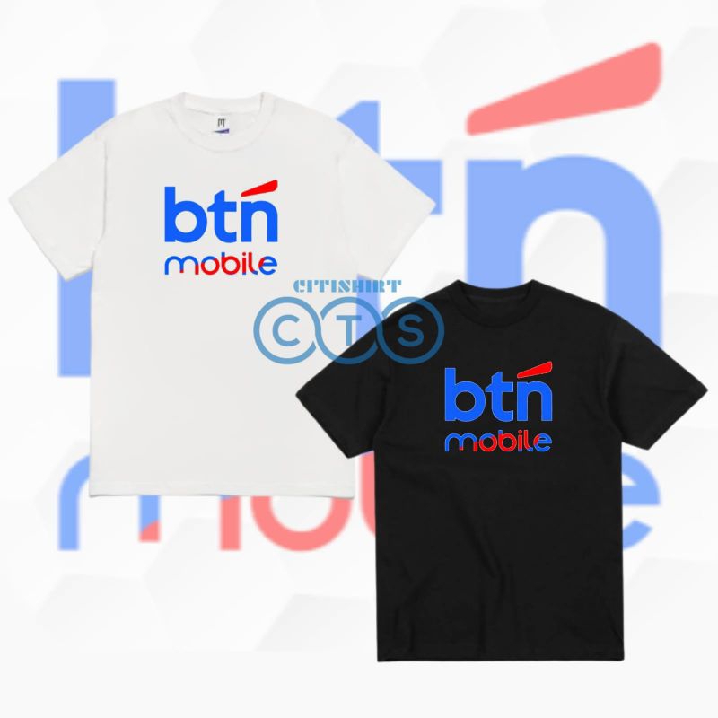 BAJU SERAGAM BTN MOBILE KAOS TSHIRT STAFF KARYAWAN PAMERAN BAZAAR STAND BANK TABUNGAN NEGARA