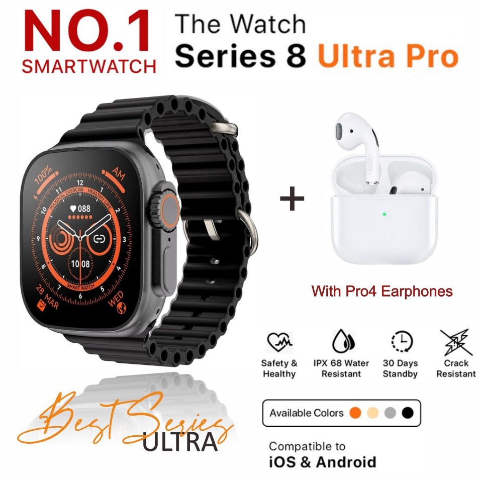 SMARTWATCH ULTRA WATCH 8 EARPHONE