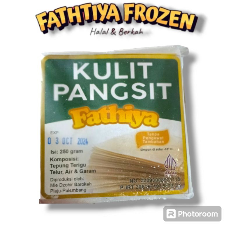 

KULIT PANGSIT FATHIYA 250g 9CM (isi kurang lebih 50 lembar) DAN 10CM ( isi kurang lebih 40 lembar)