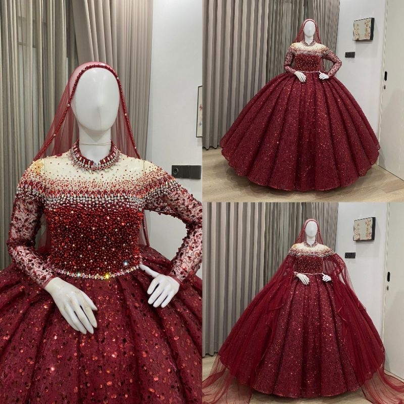 gaun pengantin modern / gaun pengantin terbaru