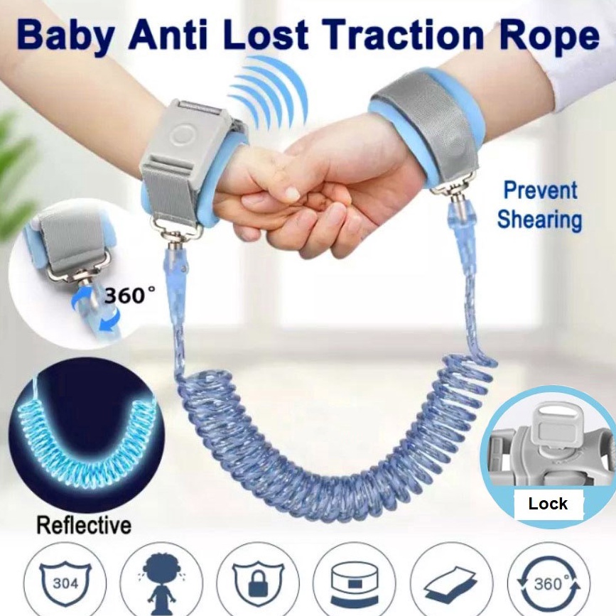 Harga Bersahabat Tali Keselamatan Tangan Balita Babyplay Harness Anti Lost Wrist Kids 25 M
