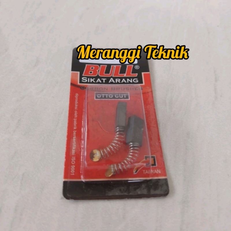id3114 Carbon brush bostel brostel arang bor bosch 13 mm gsb550 gsb 550 bull