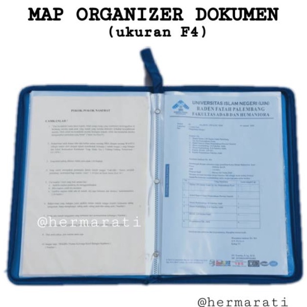 

Map Organizer dokumen 6 lembar ANTI AIR dokumen keeper ART W2C3