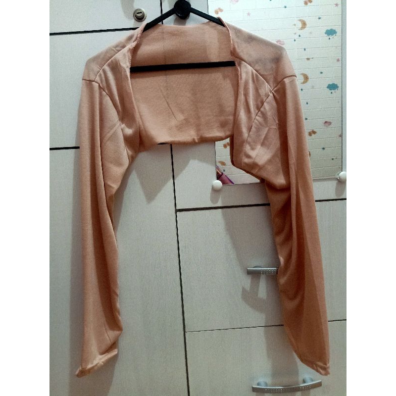 manset balero crop manset lengan panjang sambung balero