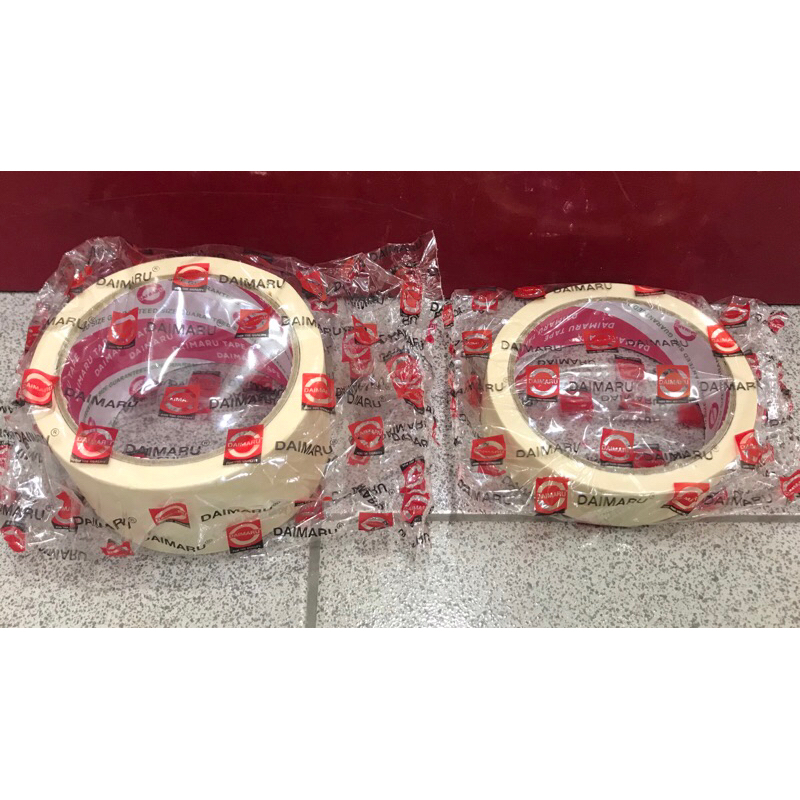 

Masking Tape / Isolasi Lakban Kertas Daimaru 1 Inchi dan 2 Inchi